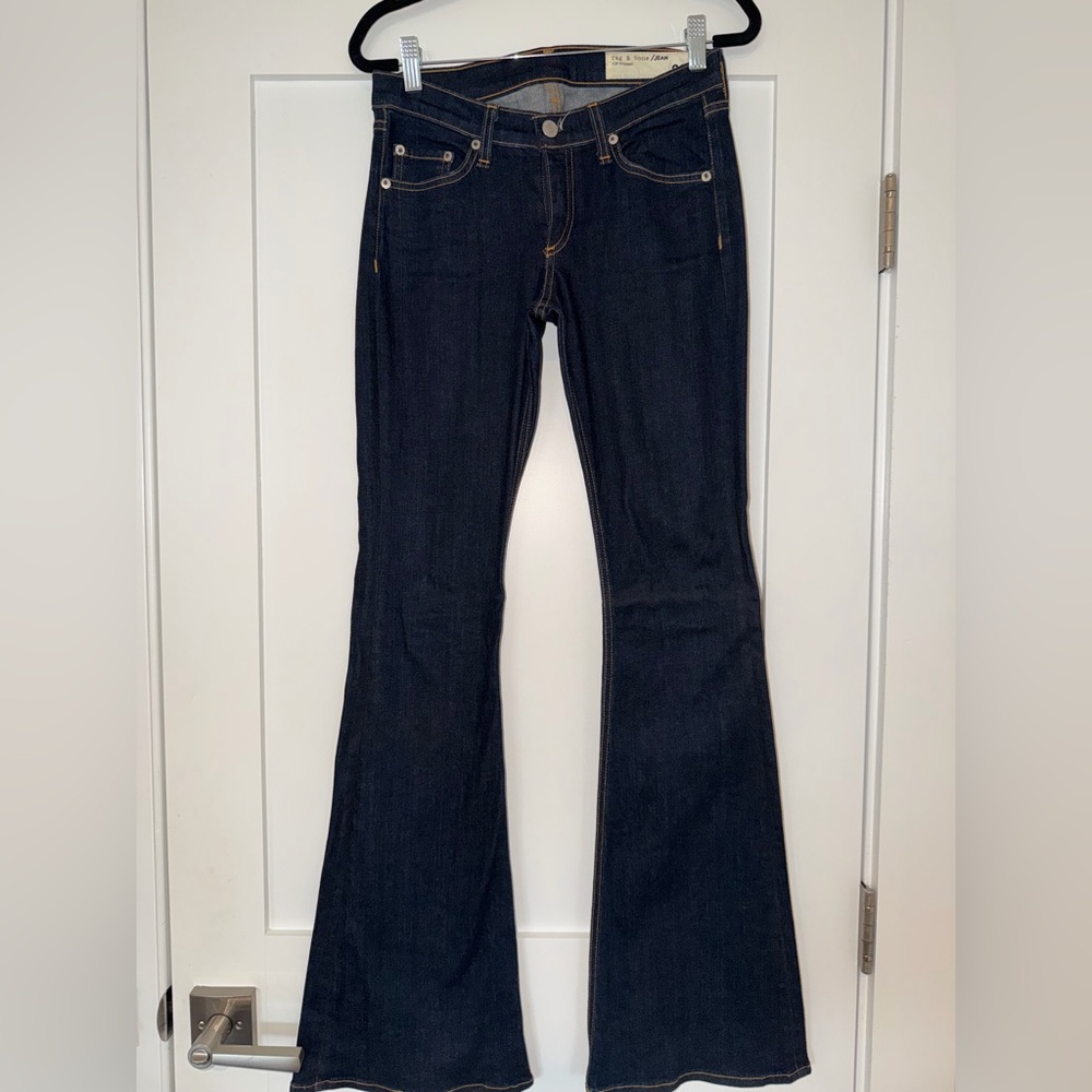Rag & Bone / JEAN Dark Blue Flare Jeans